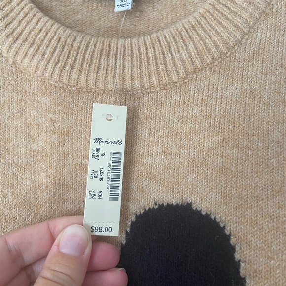 COPY - Madewell - polka dot sweater - XL - NWT - Picture 2 of 2
